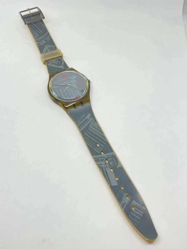 Swatch GZ123 Parthenon 1990 | Reloj vintage con caja | Edición griega coleccionista – photo 7